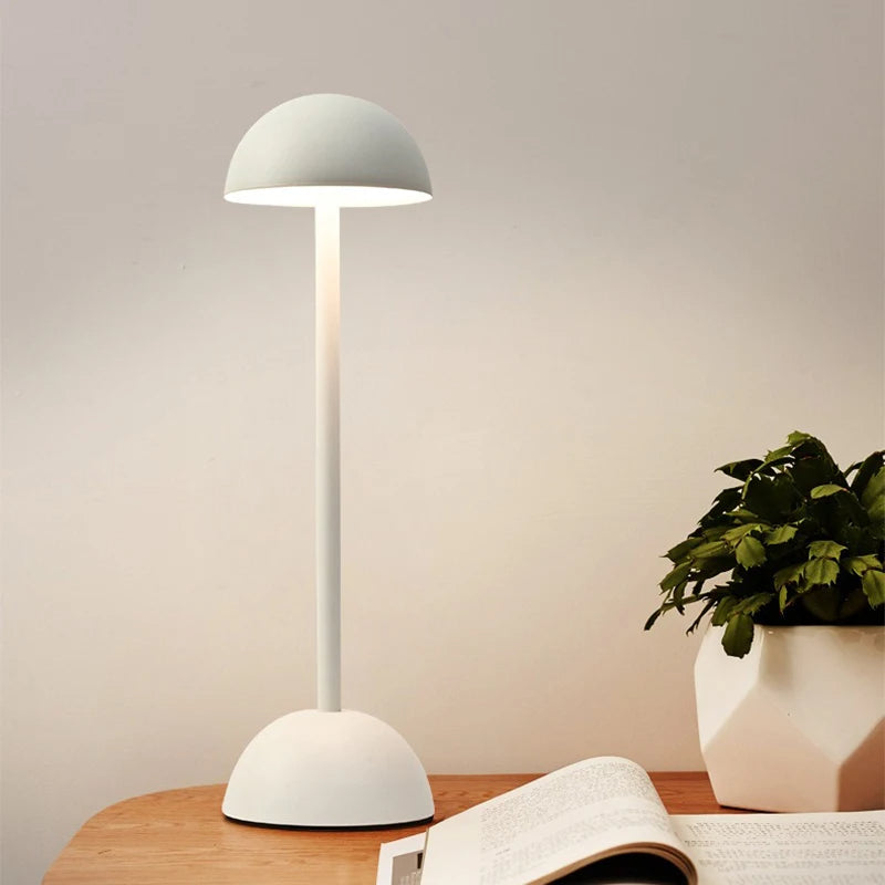 Portable Scandinavian-Inspired Table Lamp with Adjustable Light