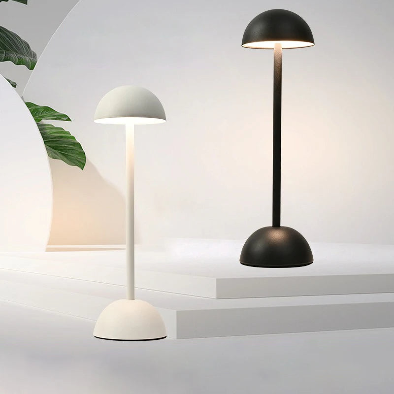 Portable Scandinavian-Inspired Table Lamp with Adjustable Light