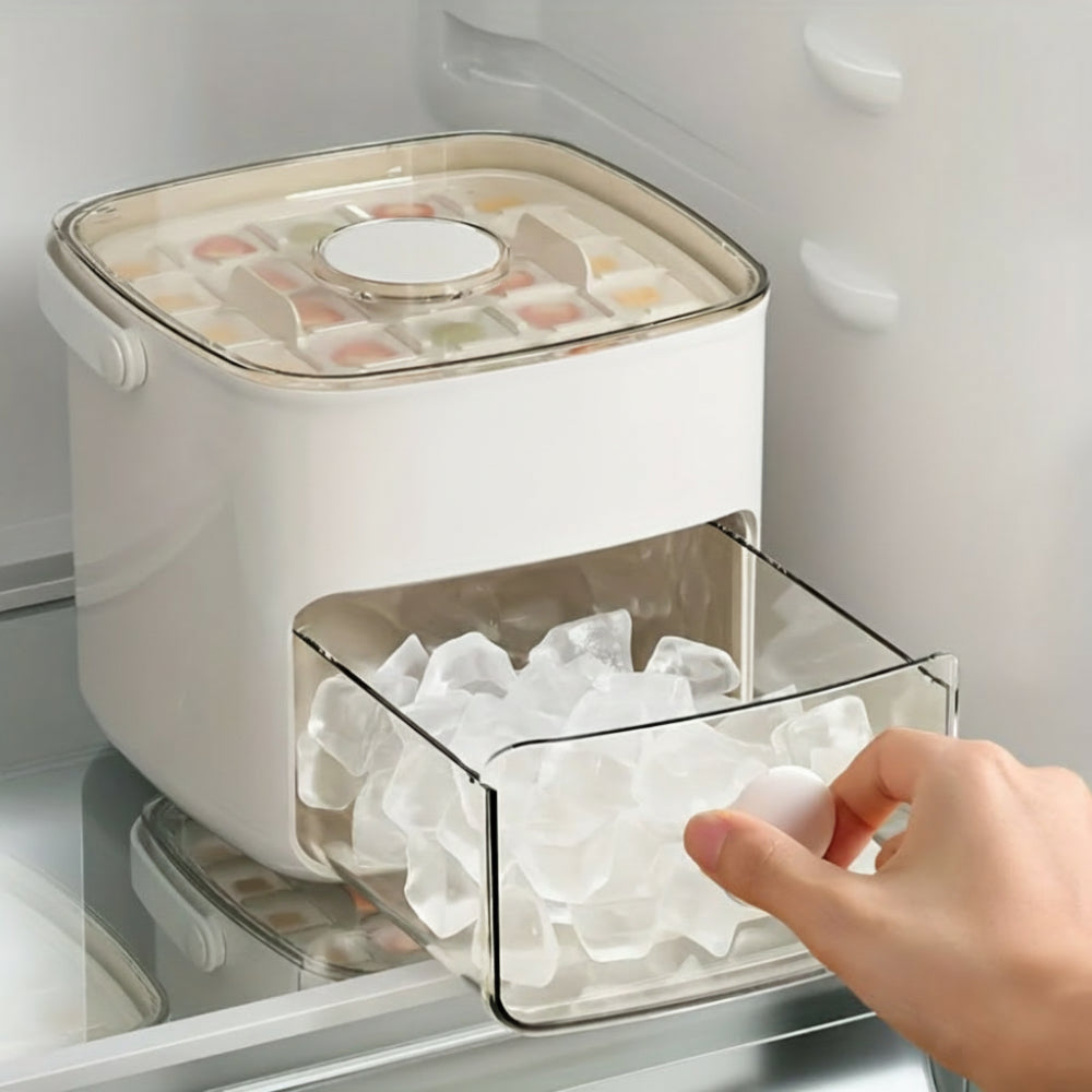 Compact Ice Cube Maker for Home and Office – Quick and Quiet Production