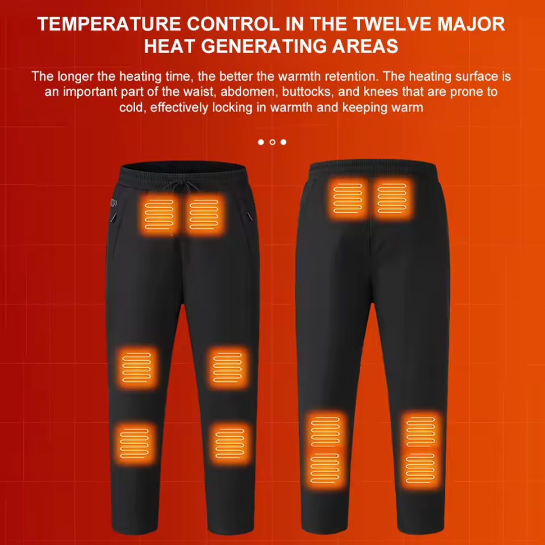 USB Heated Thermal Pants for Winter - Unisex Clothing