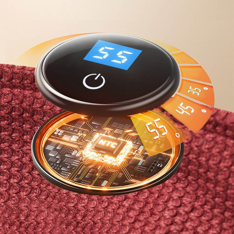 Portable Electric Throw Blanket – Soft Fleece with 3 Heat Levels