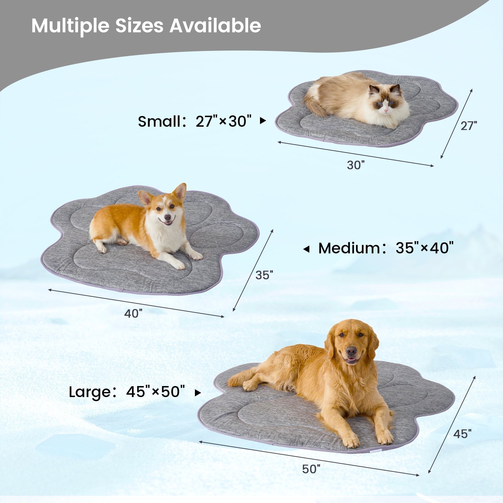 Cooling Dog Mat for Instant Relief – Waterproof and Non-Slip Comfort