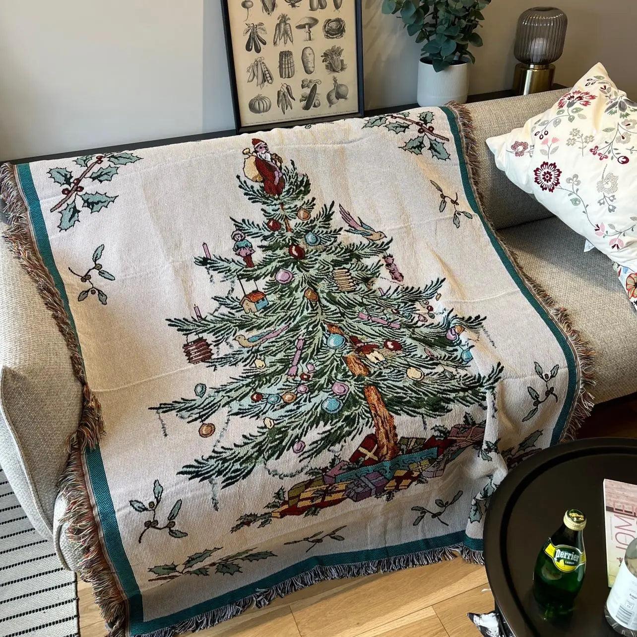 Soft Fleece Blanket for Christmas – Nutcracker and Star Design