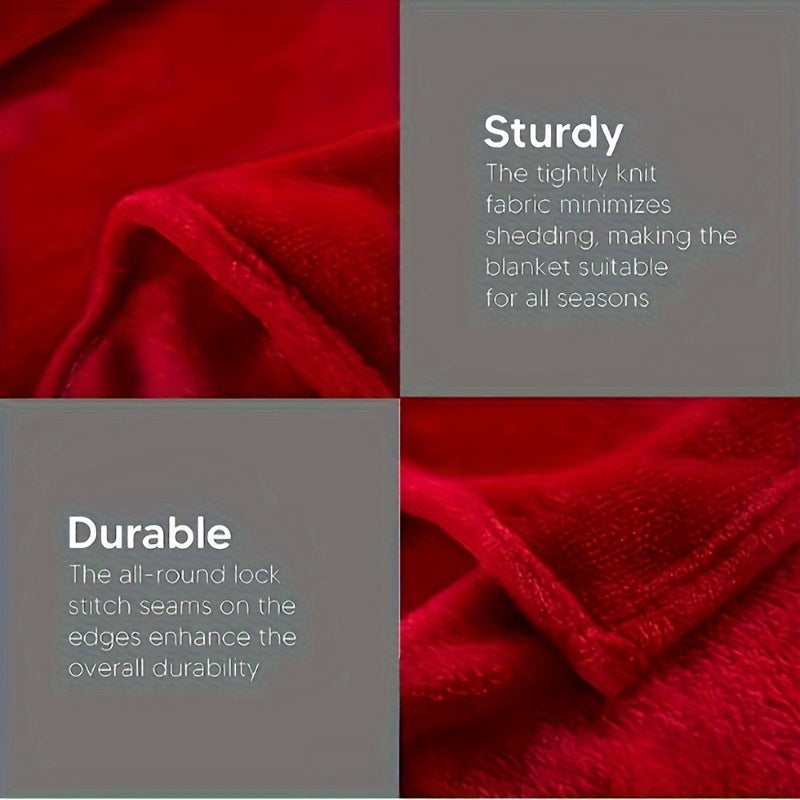 Luxury Flannel Blanket – Breathable Fabric for Year-Round Comfort