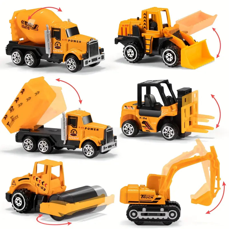 Construction Toy Set with Vehicles and Tools for Engaging Building Fun, Ages 5+