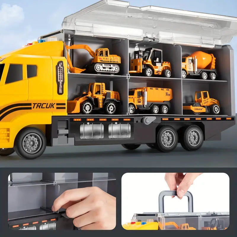 Construction Toy Set with Vehicles and Tools for Engaging Building Fun, Ages 5+