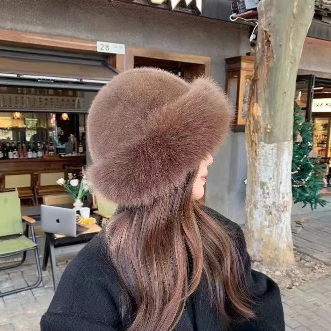 Chic Ivory Faux Fur Winter Hat | Ultimate Comfort & Style