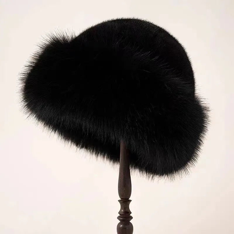 Chic Ivory Faux Fur Winter Hat | Ultimate Comfort & Style