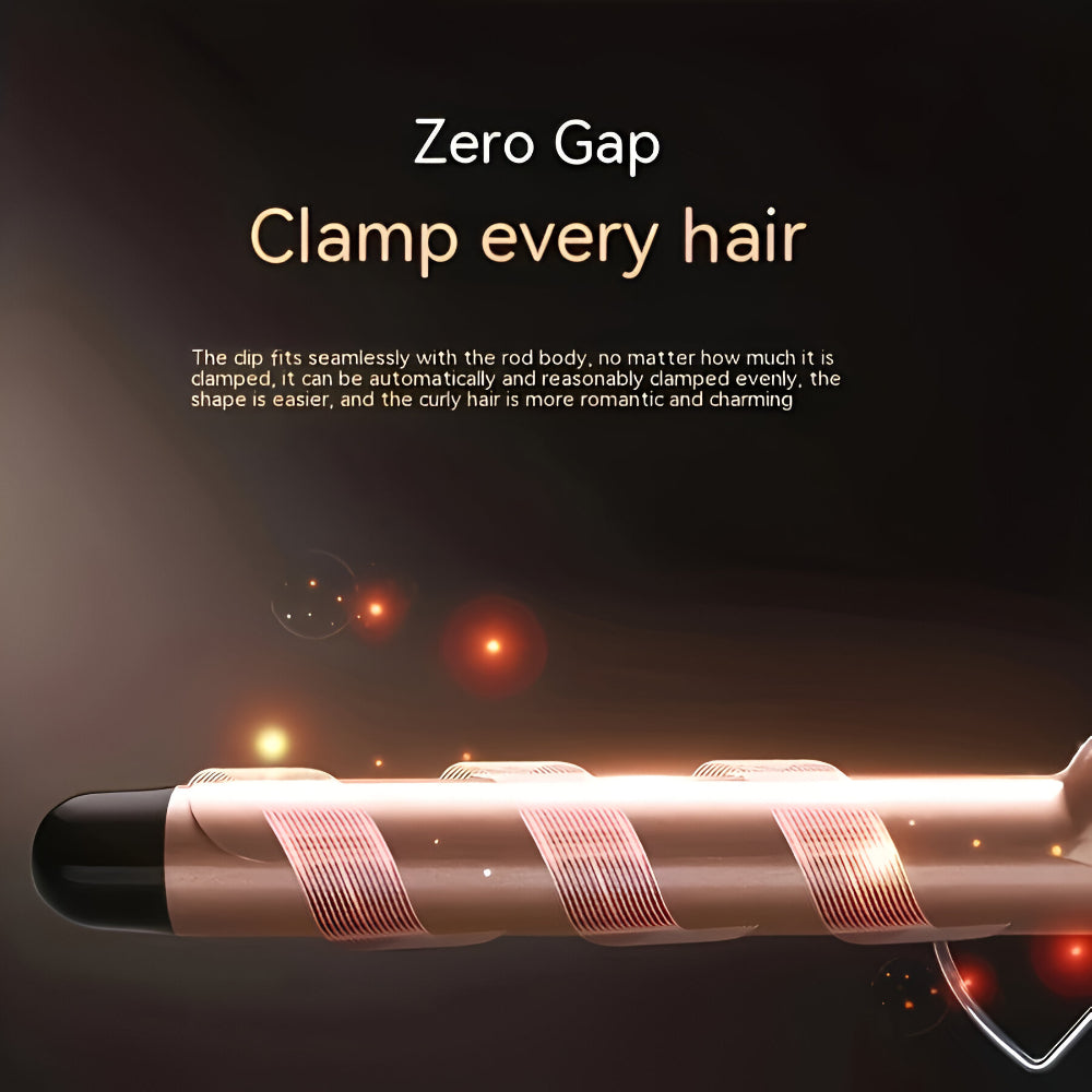 Ceramic Hair Styler with Safety Grip for Effortless Curls