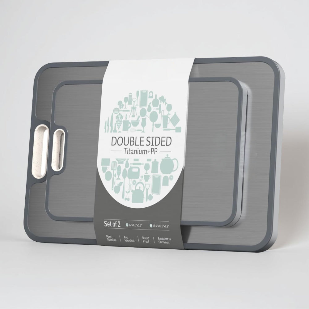 Versatile Dual-Surface Kitchen Chopping Board