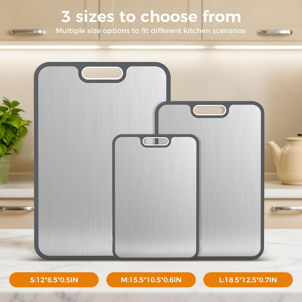 Versatile Dual-Surface Kitchen Chopping Board
