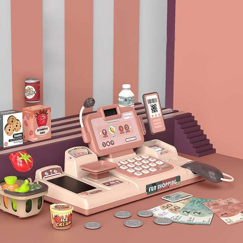 Kids' Play Cash Register Toy for Pretend Shopping Fun