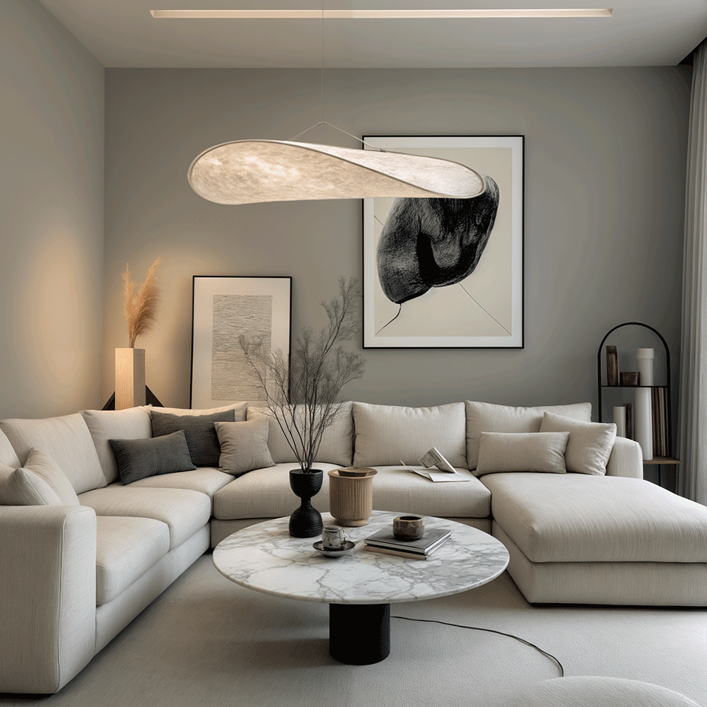 Luxora Leaf Pendant Light for Stylish Living Areas