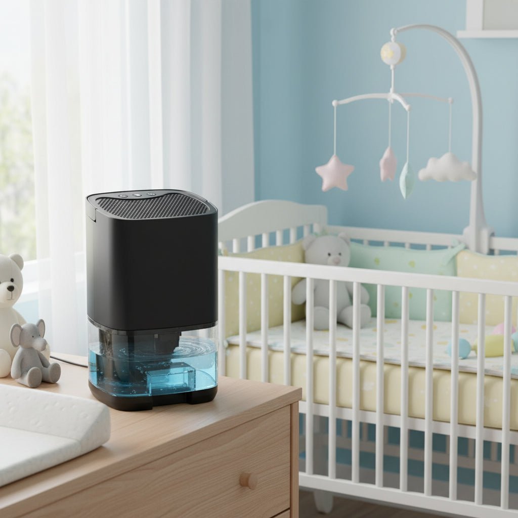 LumiDry Compact Portable Dehumidifier with Mood Lighting