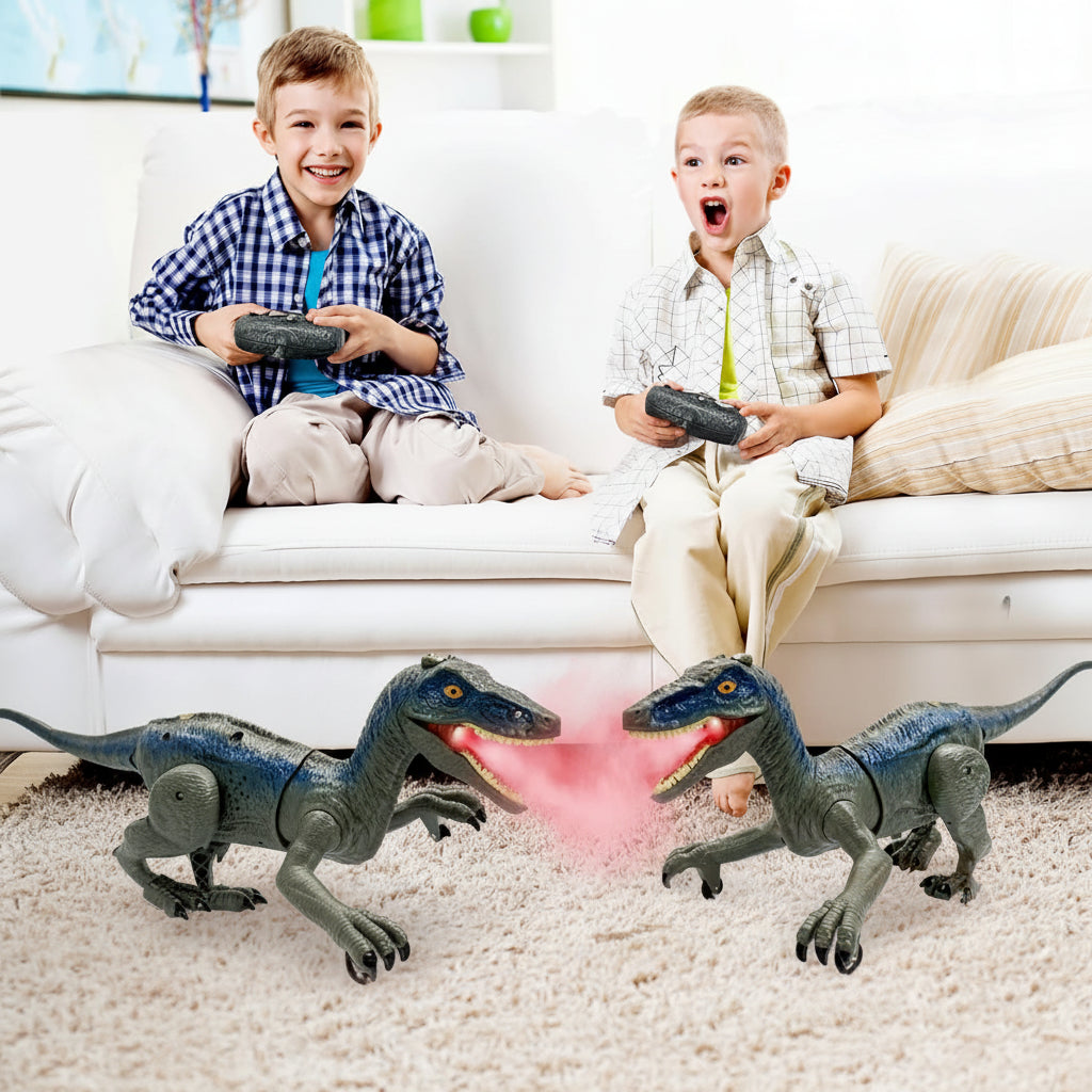 Dynamic Raptor RC Dinosaur with Light and Sound Effects
