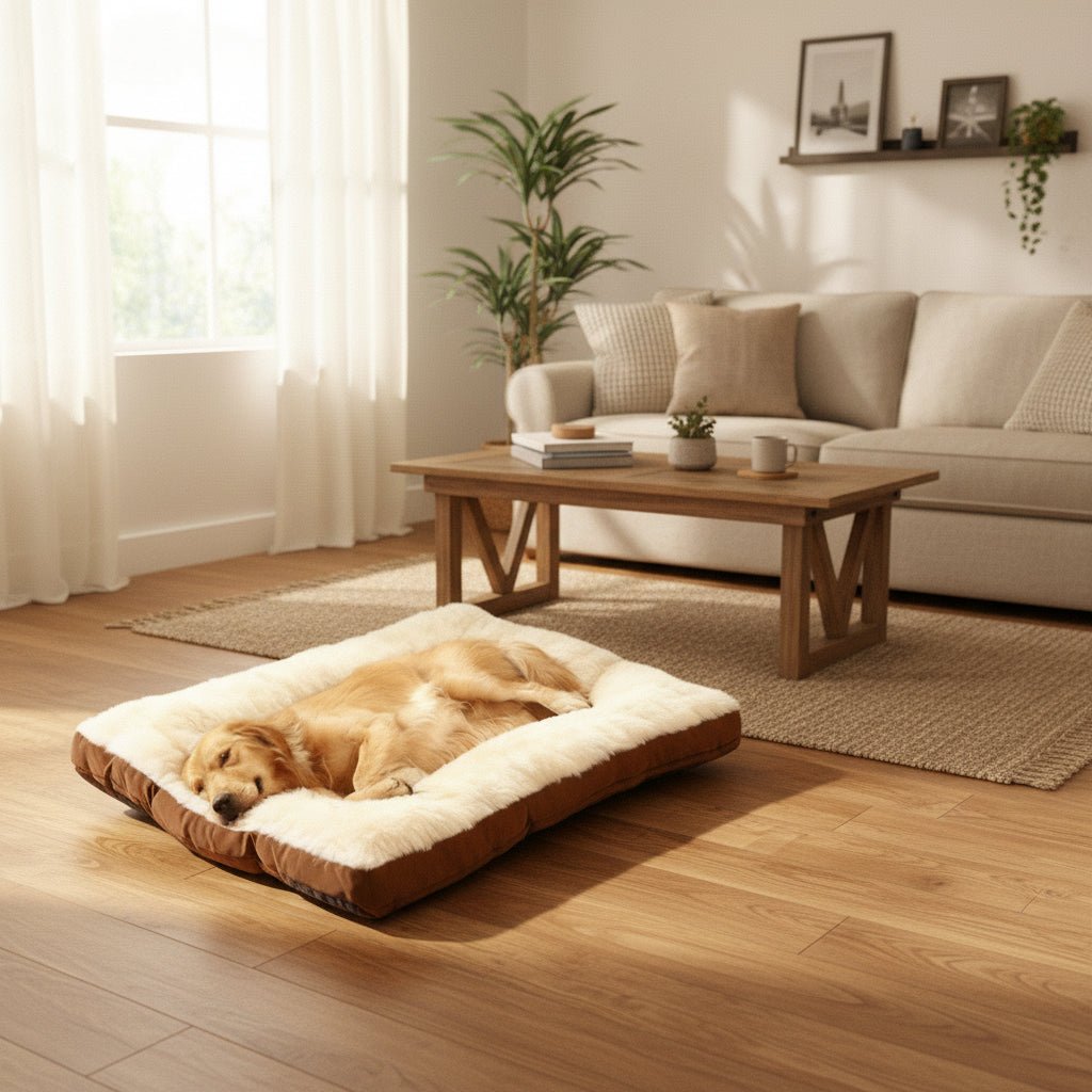 CozyCloud Comfort Dog Bed with Supportive Foam Core