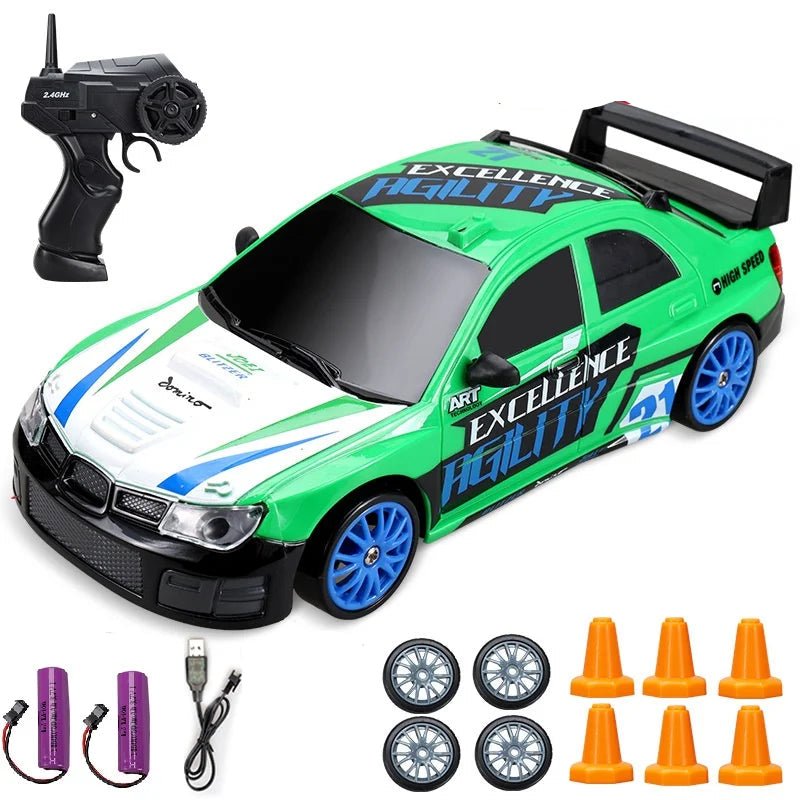 VelocityMaster 4WD Remote Control Drift Car with Realistic Design