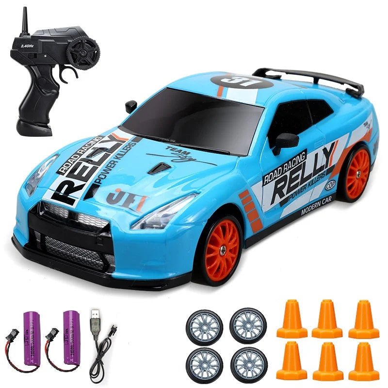 VelocityMaster 4WD Remote Control Drift Car with Realistic Design