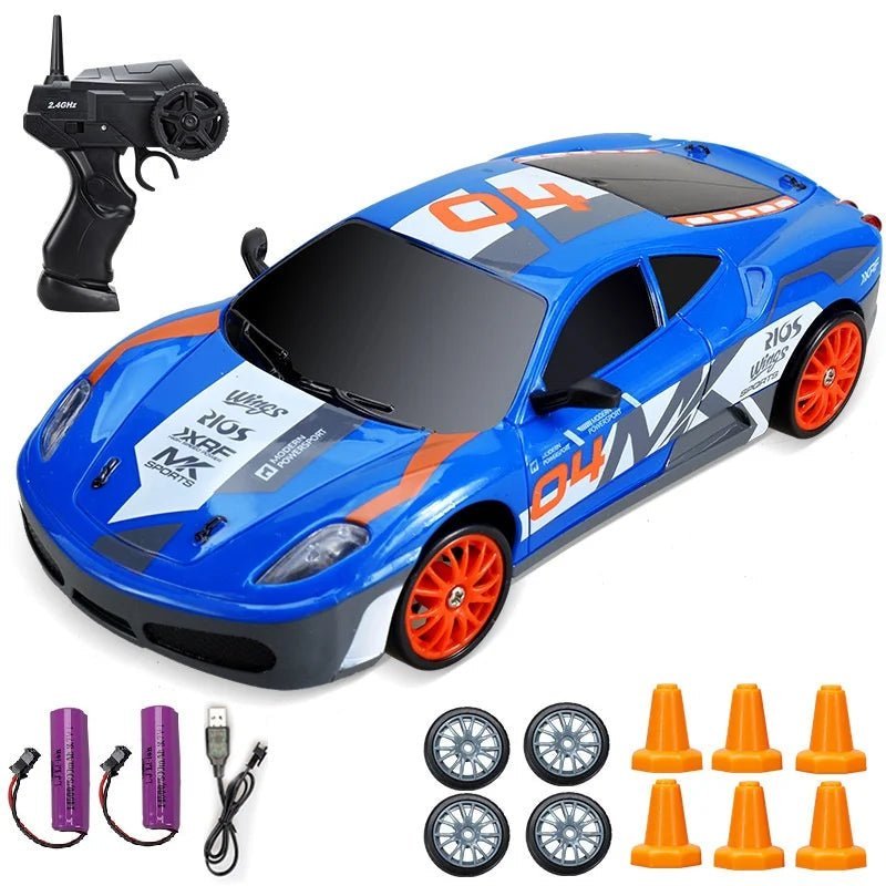 VelocityMaster 4WD Remote Control Drift Car with Realistic Design