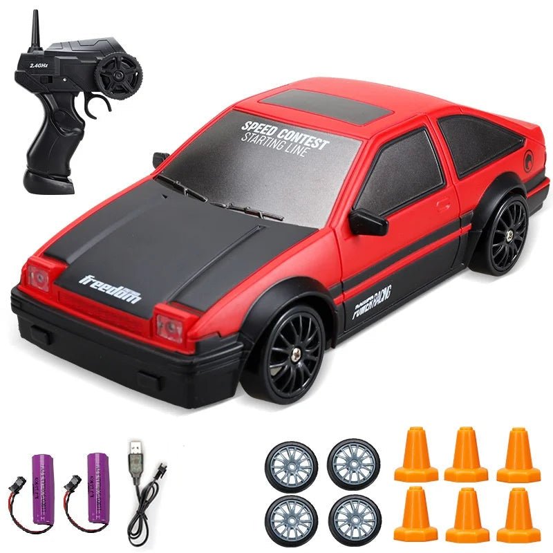 VelocityMaster 4WD Remote Control Drift Car with Realistic Design