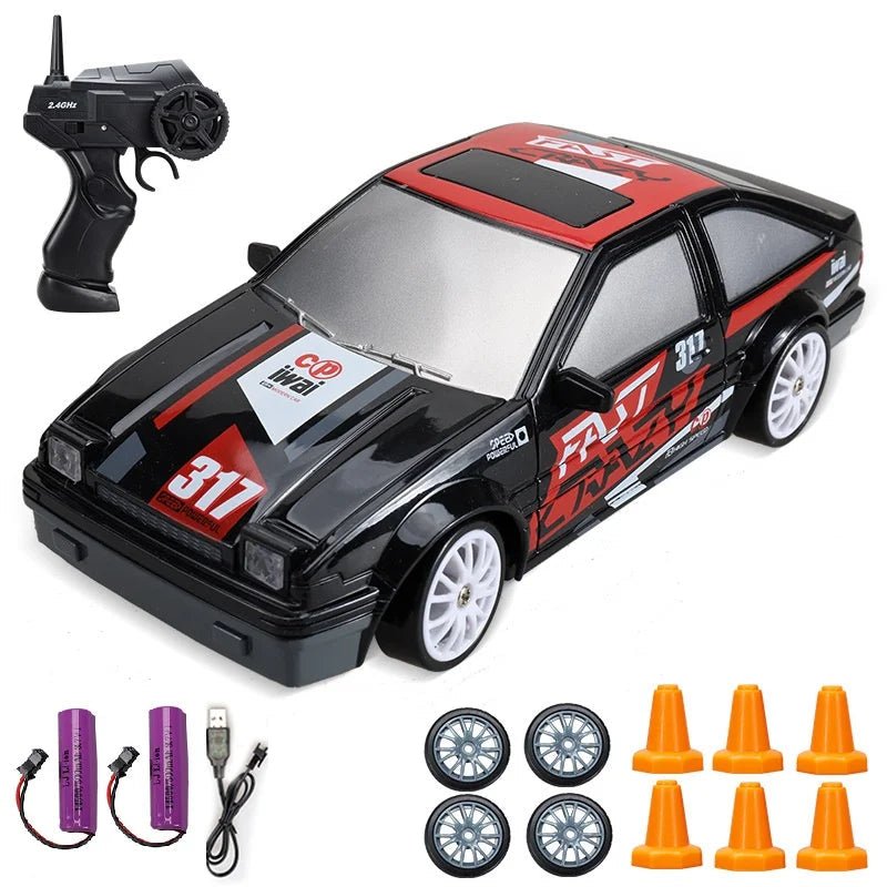 VelocityMaster 4WD Remote Control Drift Car with Realistic Design