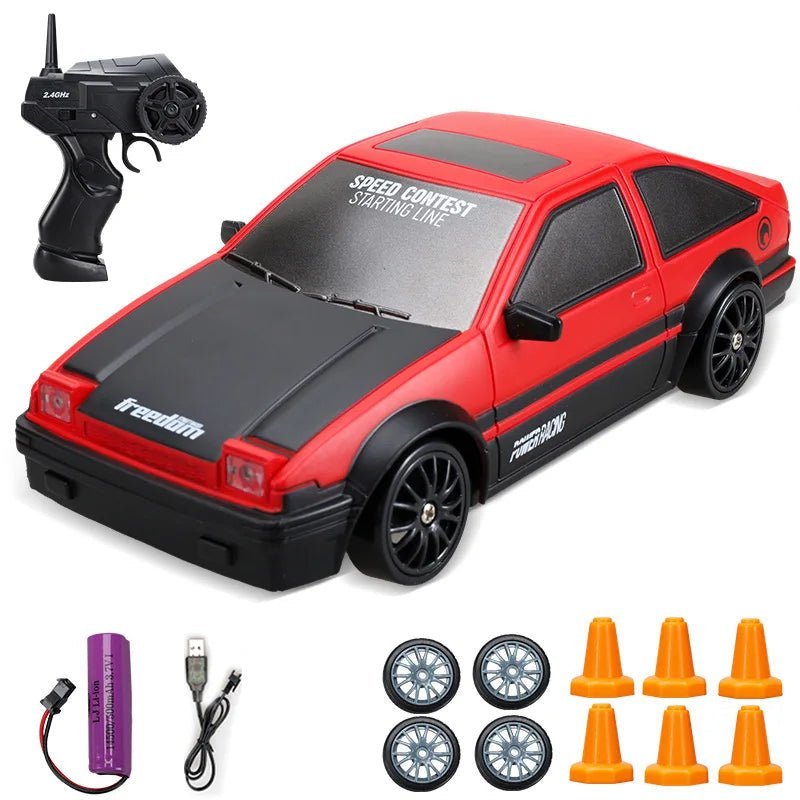 VelocityMaster 4WD Remote Control Drift Car with Realistic Design