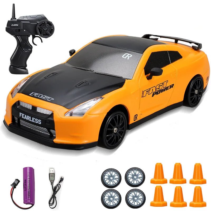 VelocityMaster 4WD Remote Control Drift Car with Realistic Design