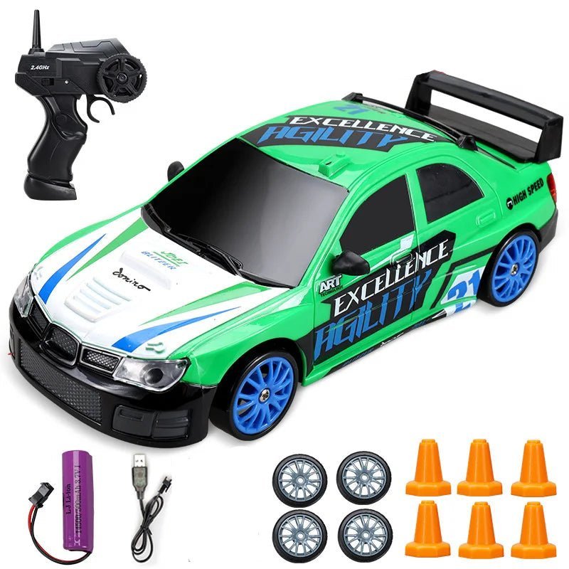 VelocityMaster 4WD Remote Control Drift Car with Realistic Design