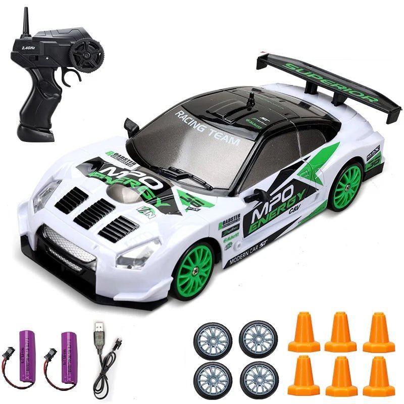 VelocityMaster 4WD Remote Control Drift Car with Realistic Design