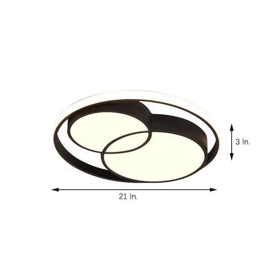 Taavita Dimmable LED Nordic Flush Mount Ceiling Light