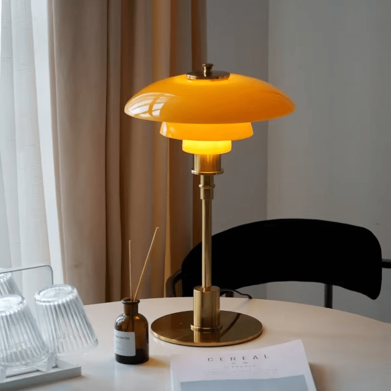 LunaGlow Adjustable LED Table Lamp for Cozy Illumination