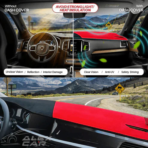 Custom-Fit Dashboard Mat with UV Shielding – Durable Safety Cover