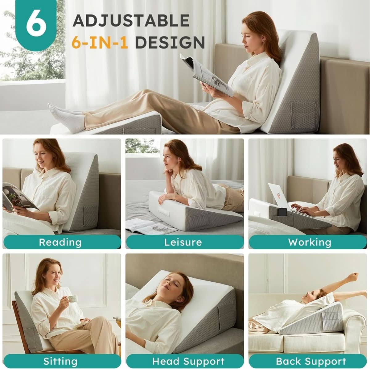 Ergonomic Support Wedge Pillow for Ultimate Comfort