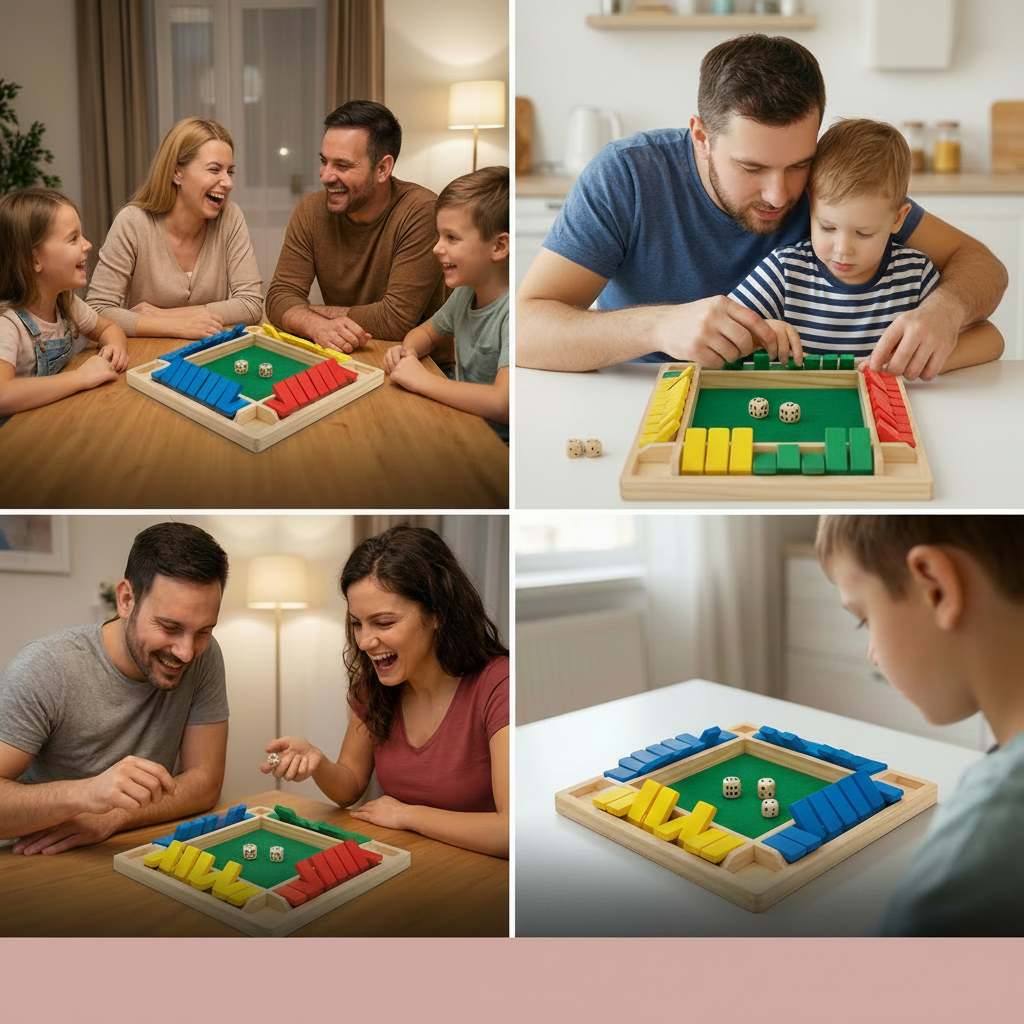 Family Math Challenge Dice Game for Engaging Learning