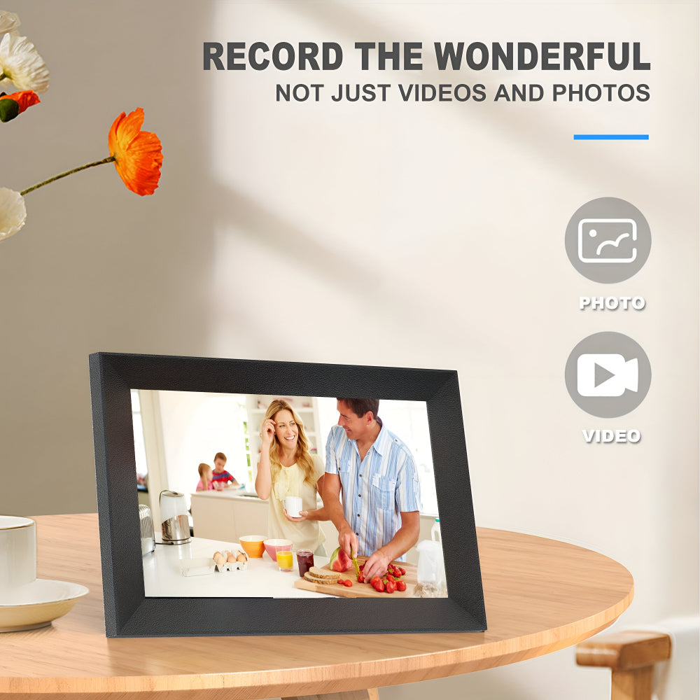 Smart Digital Photo Frame with Touch Display and WiFi Connectivity