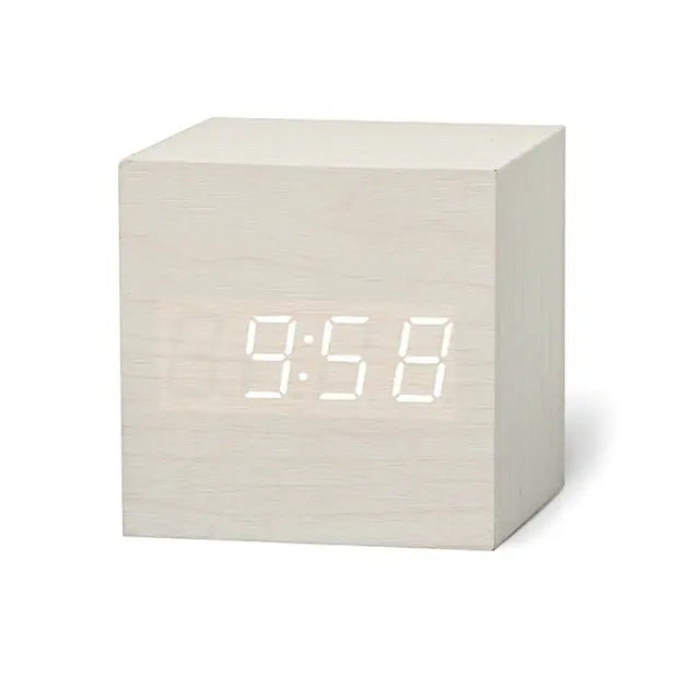 Sleek LED Timekeeper with Temperature & Date Display