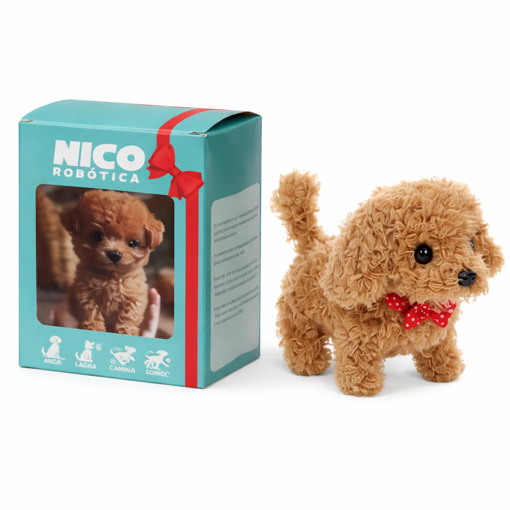 Interactive Walking Puppy Toy That Barks and Moves