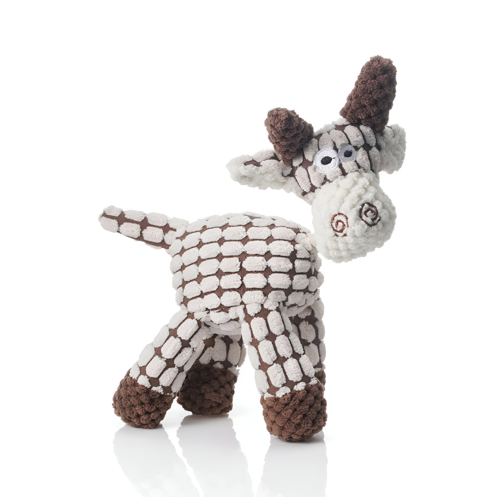Interactive Plush Animal Rope Dog Chew Toy with Squeaker