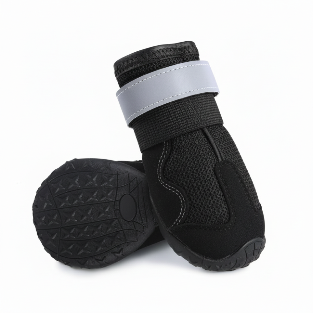 All-Terrain Canine Footwear with Sturdy Rubber Soles