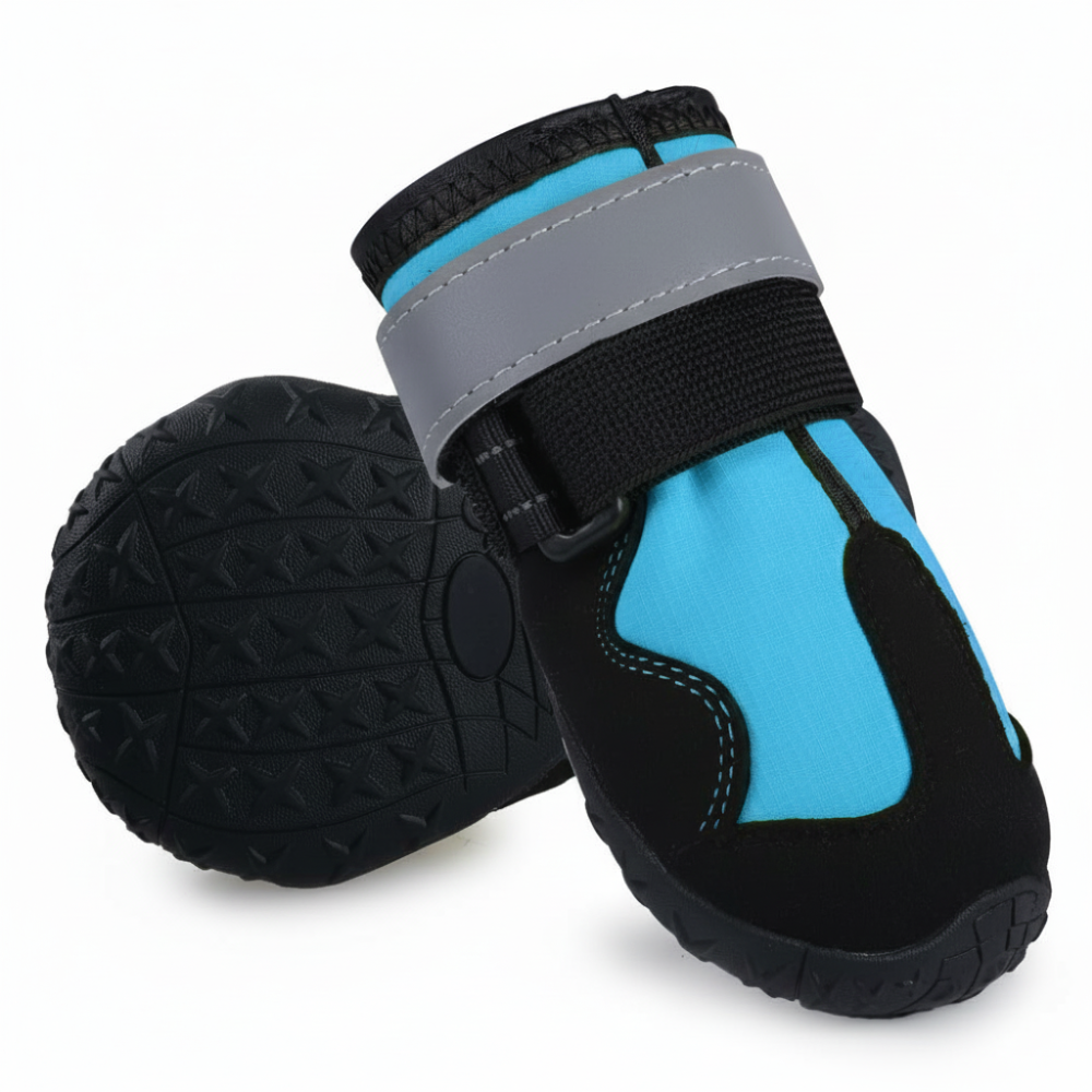 All-Terrain Canine Footwear with Sturdy Rubber Soles