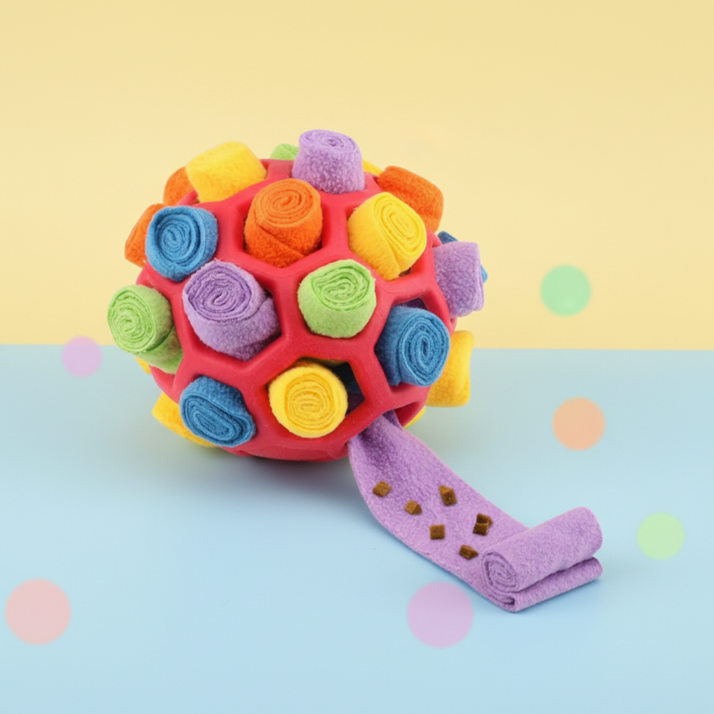 Engaging Snack Dispensing Ball for Dog Training and Fun