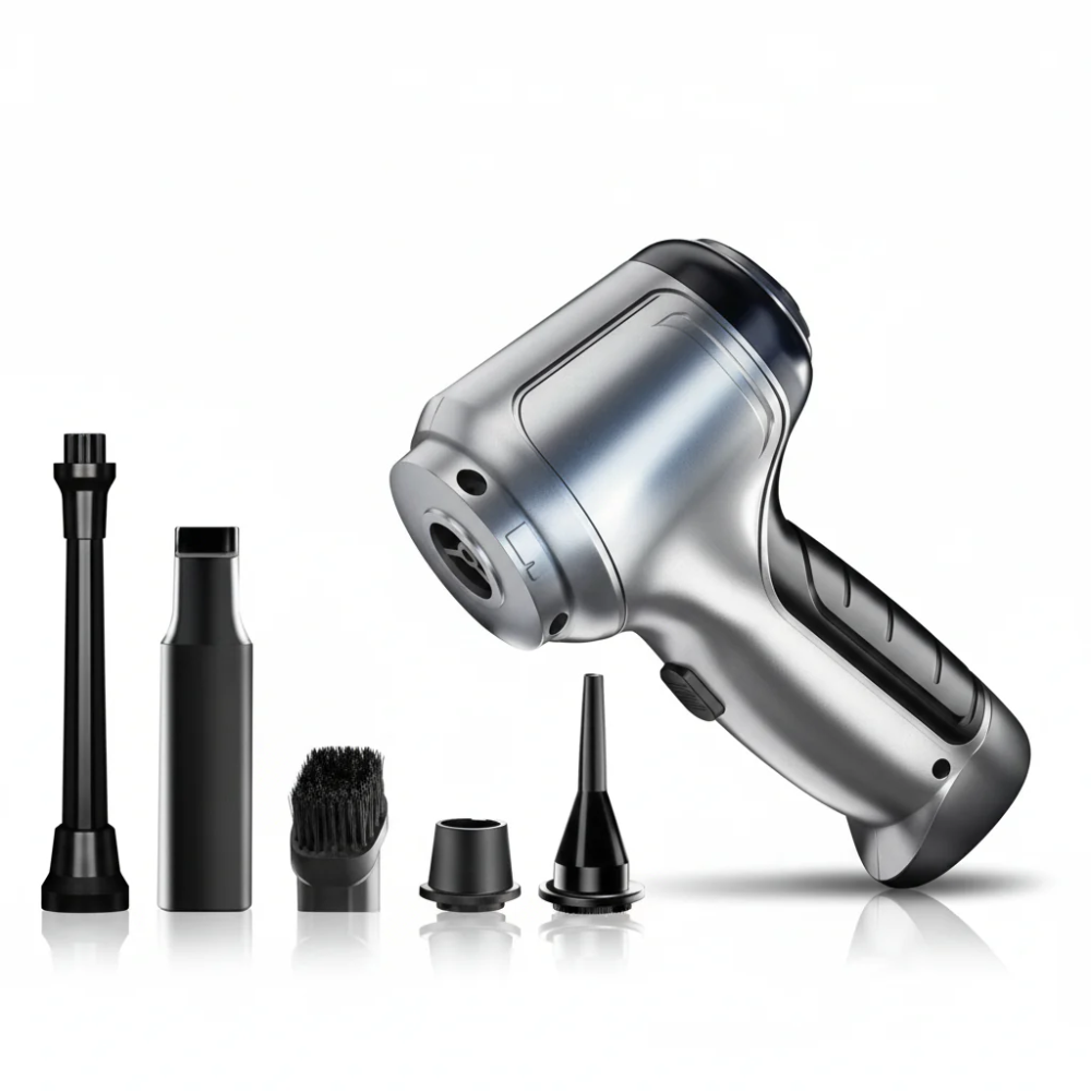 Portable Handheld Vacuum for Car Interior Cleaning – Cordless Design