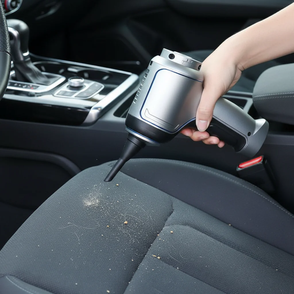 Portable Handheld Vacuum for Car Interior Cleaning – Cordless Design