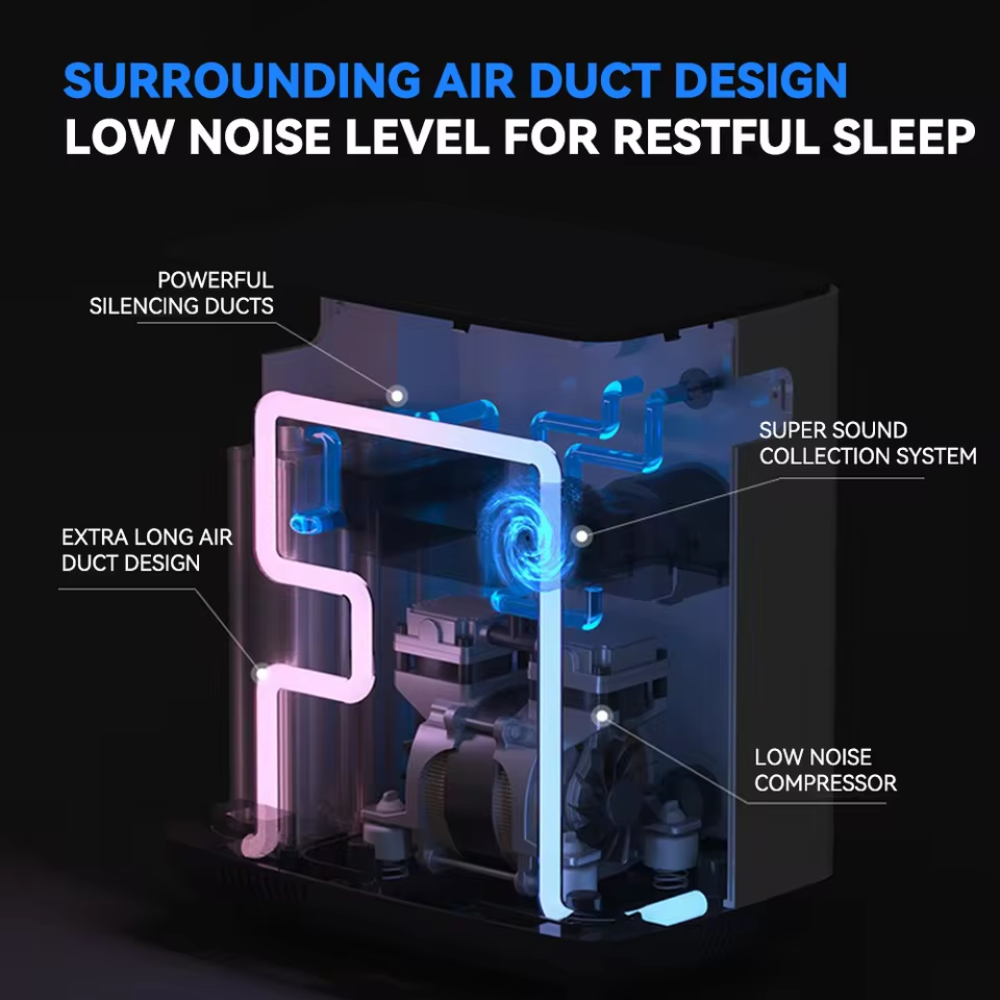Home Use Portable Oxygen Machine with Adjustable Flow and Timer