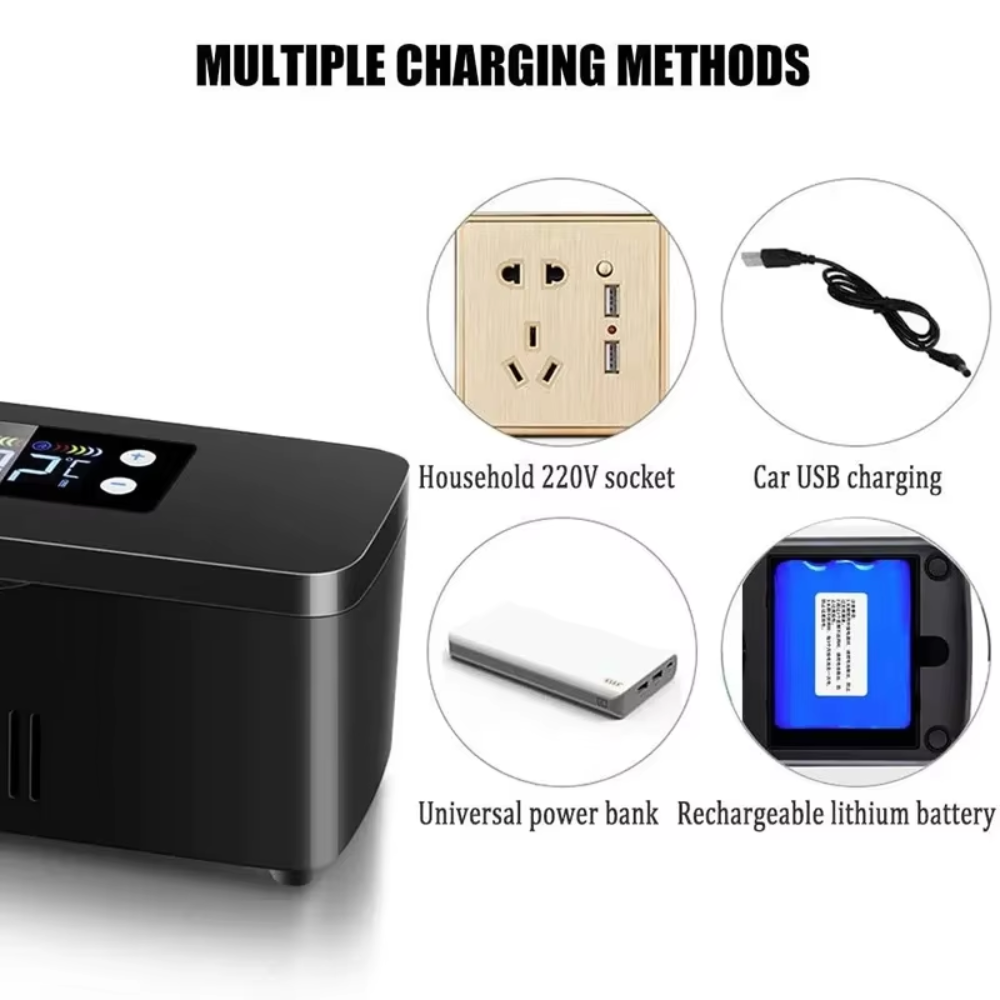 Travel Insulin Cooler with Built-in Battery for Medication Preservation