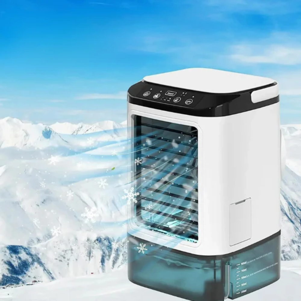Compact Air Cooler with Ultrasonic Fan and 3 Speed Settings