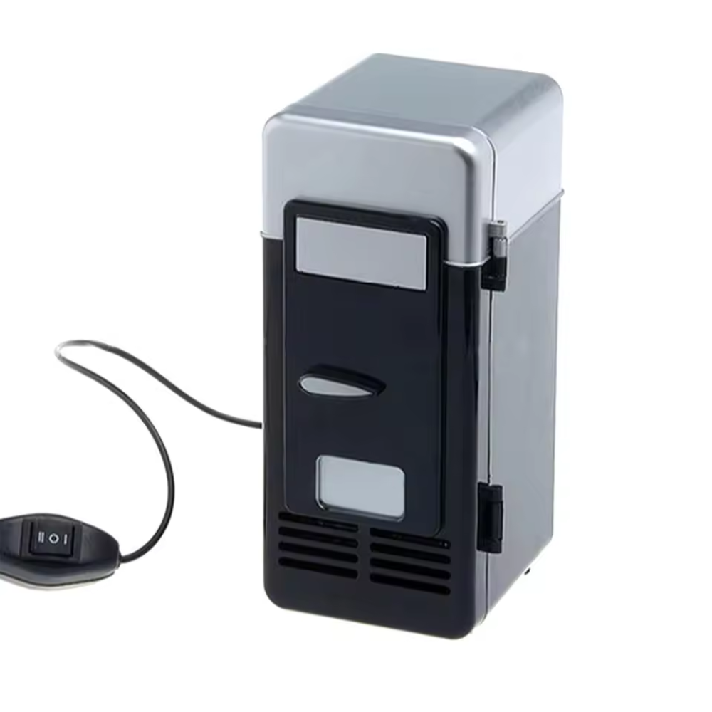 Compact Mini Refrigerator for Car, Home, and Office with Cooling Function