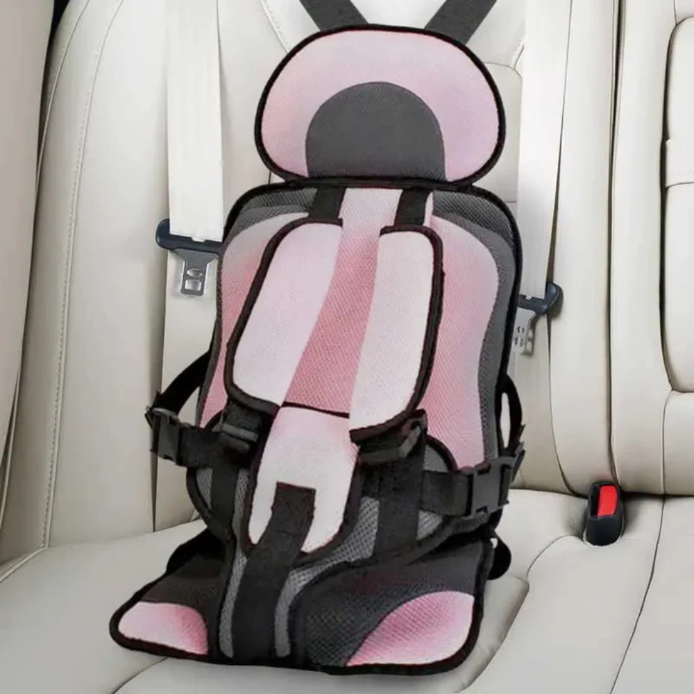Child Booster Cushion for Car with Seat Belt – Portable for Toddlers