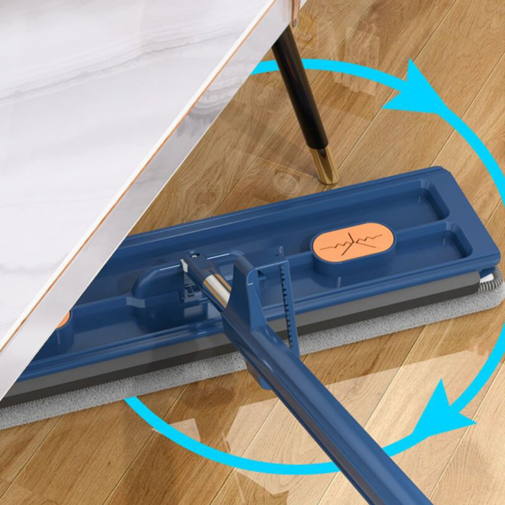 Effortless Clean: Extendable Microfiber Mop with Swivel Head