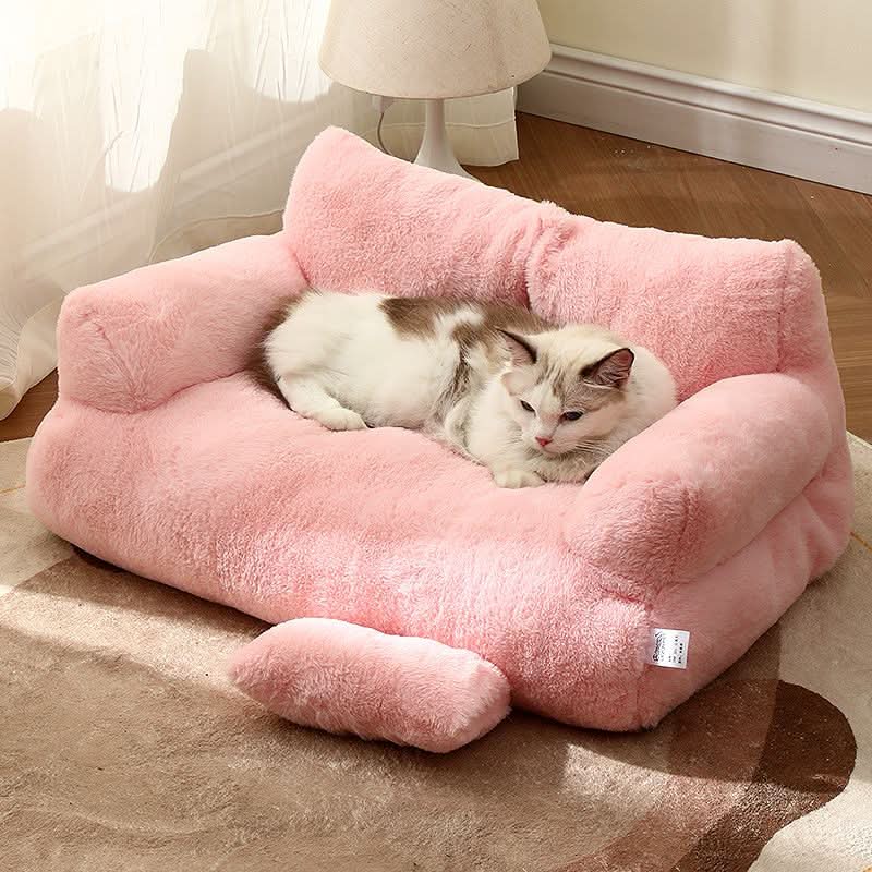 CozyNest Pet Sofa - Comfortable Lounger with Washable Cover